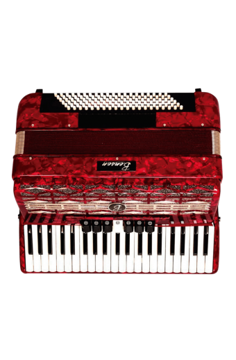 Acordeon Benson BAC120-7PRD 120 Baixos 7 e 2 Registros