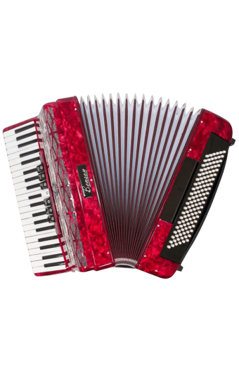 Acordeon Benson BAC120-7PRD 120 Baixos 7 e 2 Registros