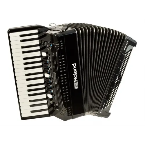 Acordeon Roland Fr-4X-Bk Eletrico 37 Teclas 120Bx Preto Com Bag