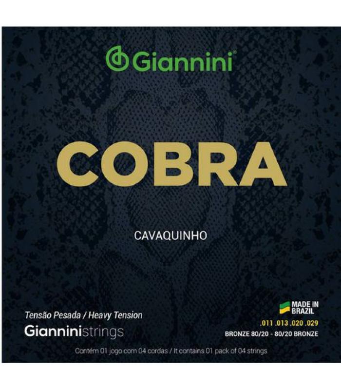 CORDA CC82H - ENC. COBRA BRONZE 80/20 P/ CAVACO C/ BOLINHA - TENSÃO PESADA CORDA CC82H - ENC. COBRA BRONZE 80/20 P/ CAVACO C/ BOLINHA - TENSÃO PESADA